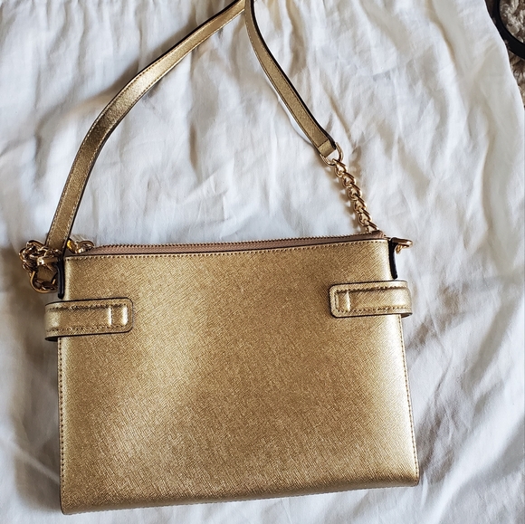 Michael Kors Shimmery Gold Crossbody - Picture 4 of 4